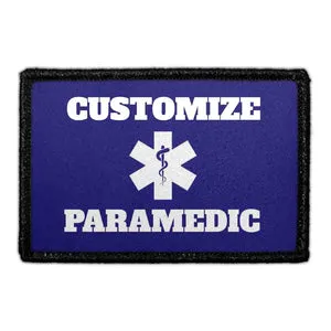 Pull Patch Paramedic patch custom velcro