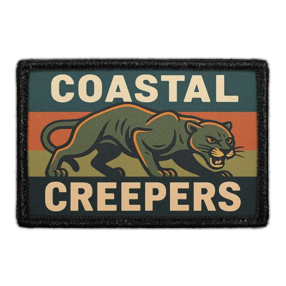 Pull Patch Coastal Creepers patch med velcro Florida