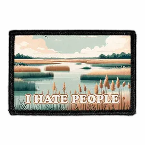 Pull Patch I Hate People Marsh patch med velcro – sump