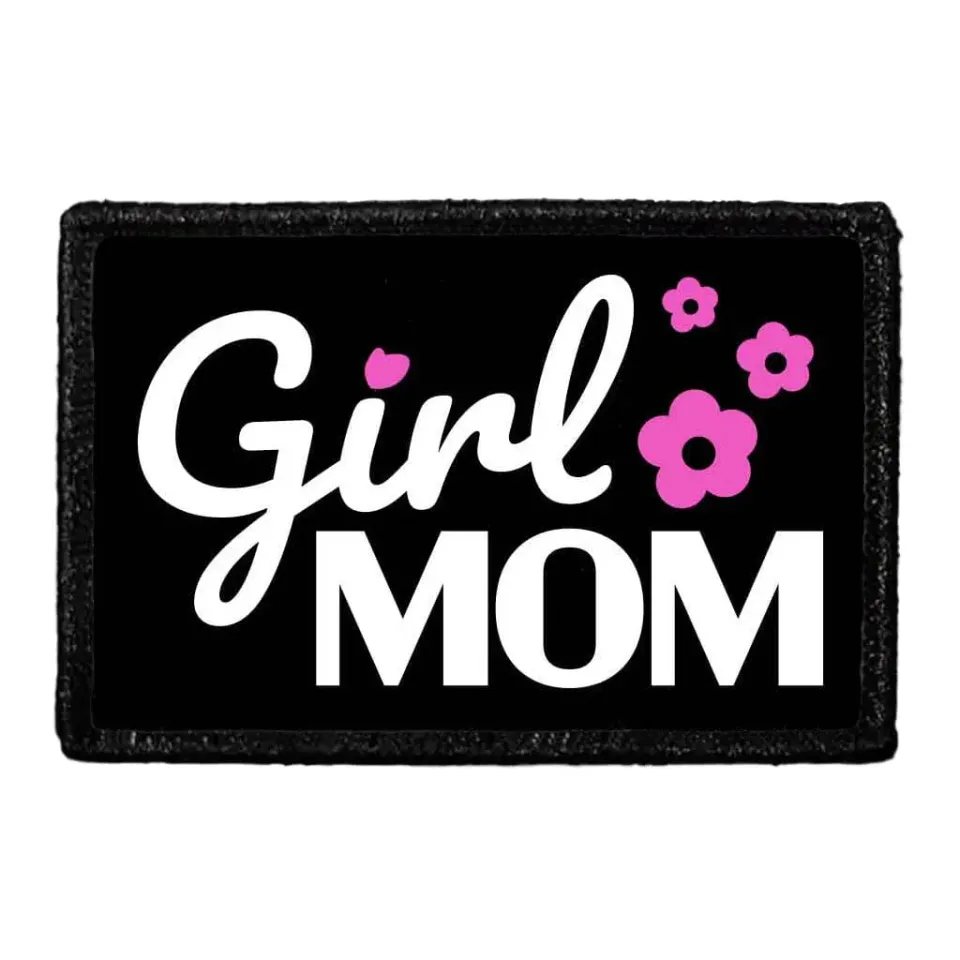 Pull Patch Girl Mom patch med velcro 1 stk – pigemotiv