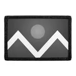 Pull Patch Denver City Flag patch 3x2 sort-hvid