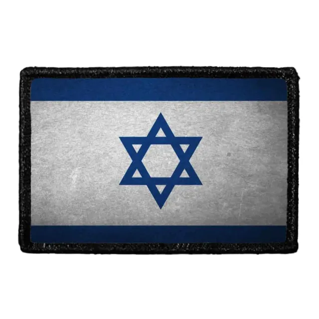 Pull Patch Israel Flag patch farvet vintage velcro