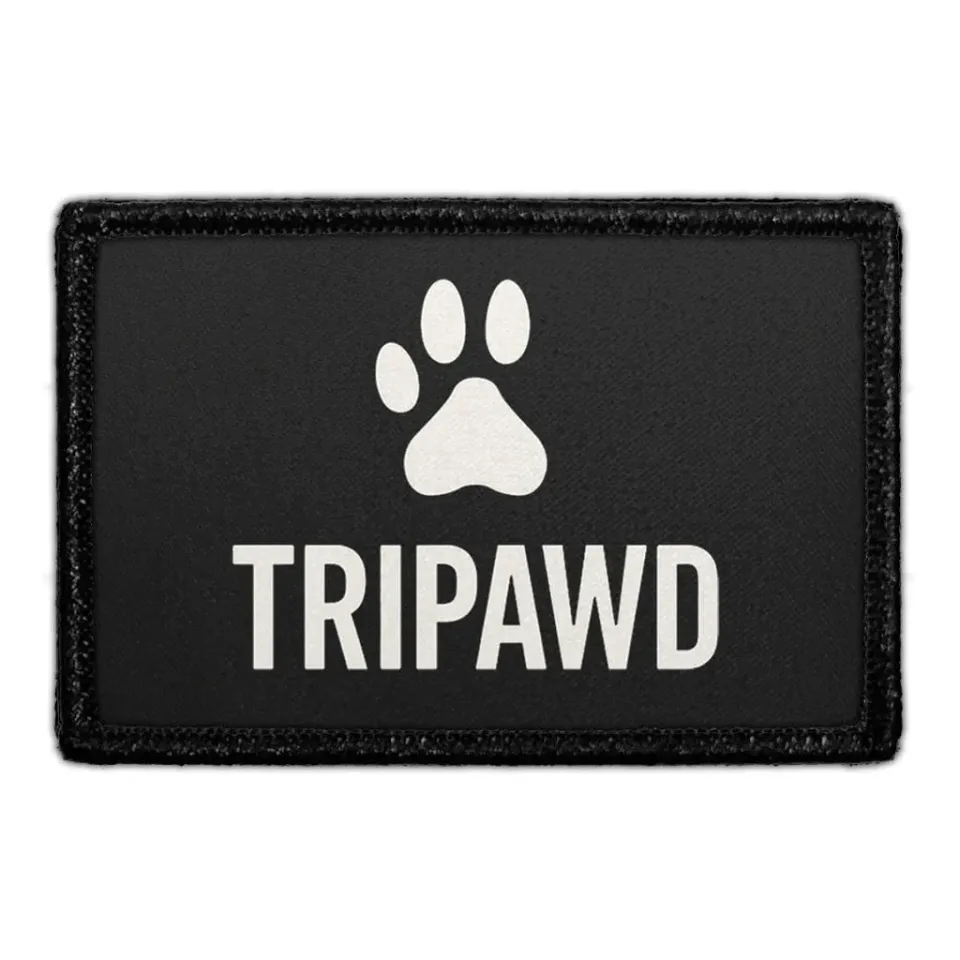 Pull Patch Tripawd Badge patch med velcro 76 mm