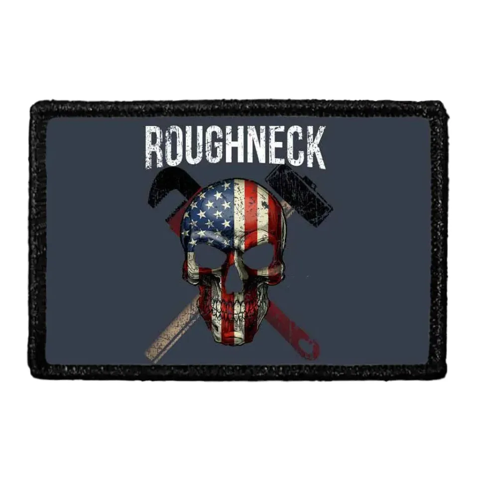 Pull Patch Roughneck US Skull patch velcro kranie