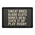 Pull Patch Sweat Dries Play Rugby patch 3x2 sport