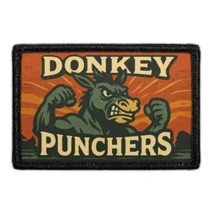 Pull Patch Donkey Punchers patch 76x51mm velcro