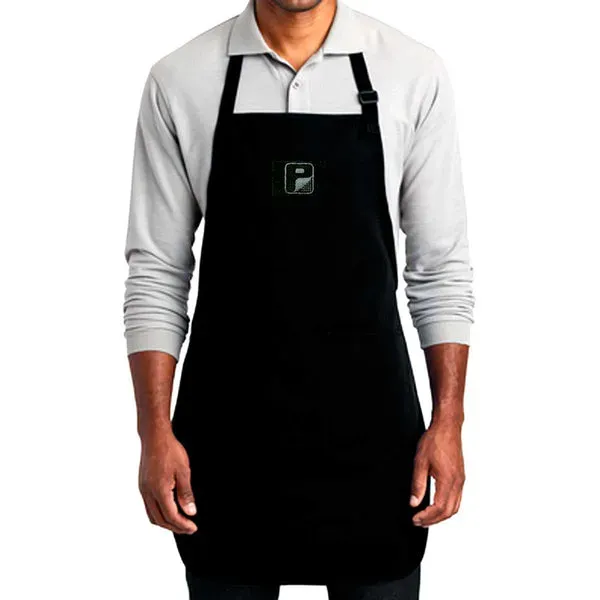 Pull Patch Premium Full Length BBQ Baking Apron forklæde sort