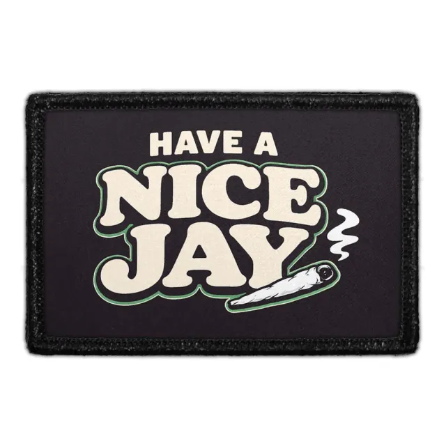 Pull Patch Have A Nice Jay patch med velcro – sjov