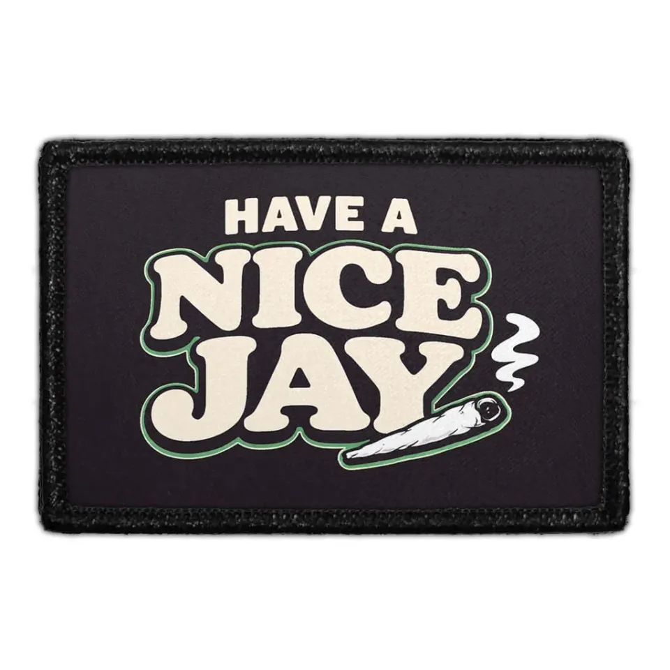 Pull Patch Have A Nice Jay patch med velcro – sjov