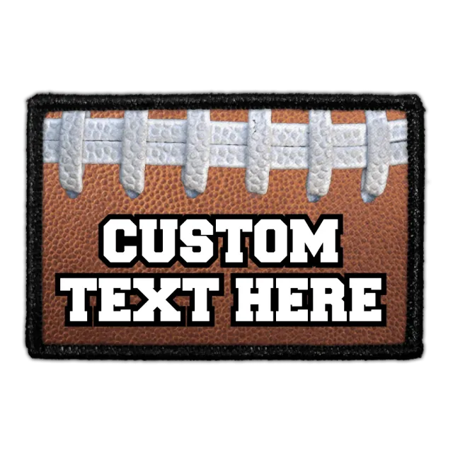 Pull Patch Football patch med velcro custom
