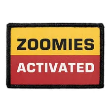 Pull Patch Zoomies Activated patch med velcro hund