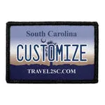 Pull Patch South Carolina License Plate patch egen tekst