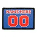 Pull Patch Customizable Jersey patch blå/hvid/rød med velcro