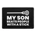 Pull Patch My Son Beats People patch velcro sport