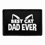 Pull Patch Best Cat Dad Ever patch med velcro