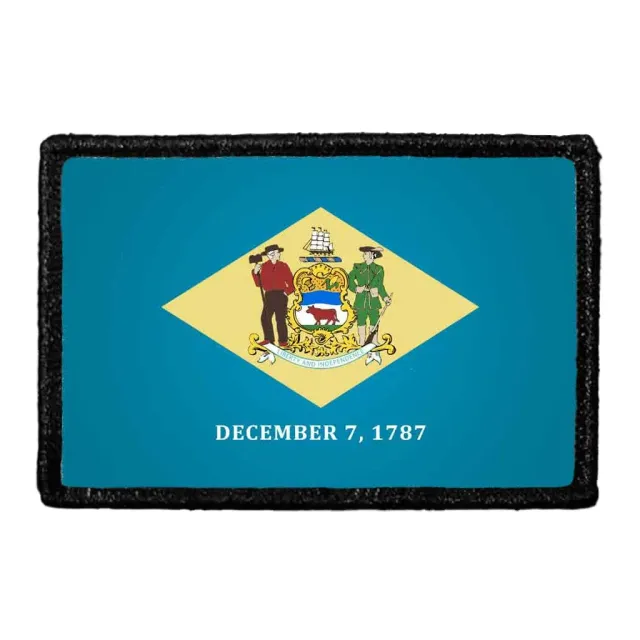 Pull Patch Delaware State Flag patch farve 3x2