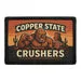 Pull Patch Copper State Crushers mærke med krog 76 mm