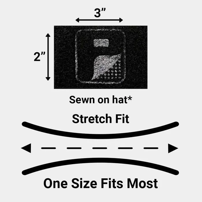 Pull Patch Premium Beanie Flexfit hue grå velcro