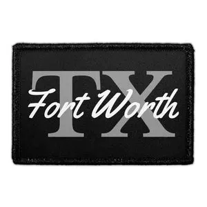 Pull Patch Fort Worth TX patch med velcro 7,6x5 cm