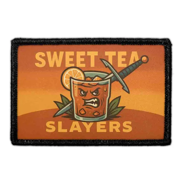 Pull Patch Sweet Tea Slayers patch med velcro – sjov