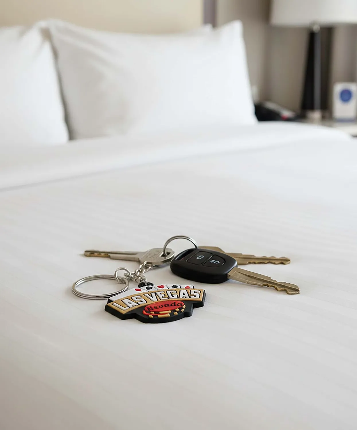 Vagabond Heart Las Vegas nøglering broderet
