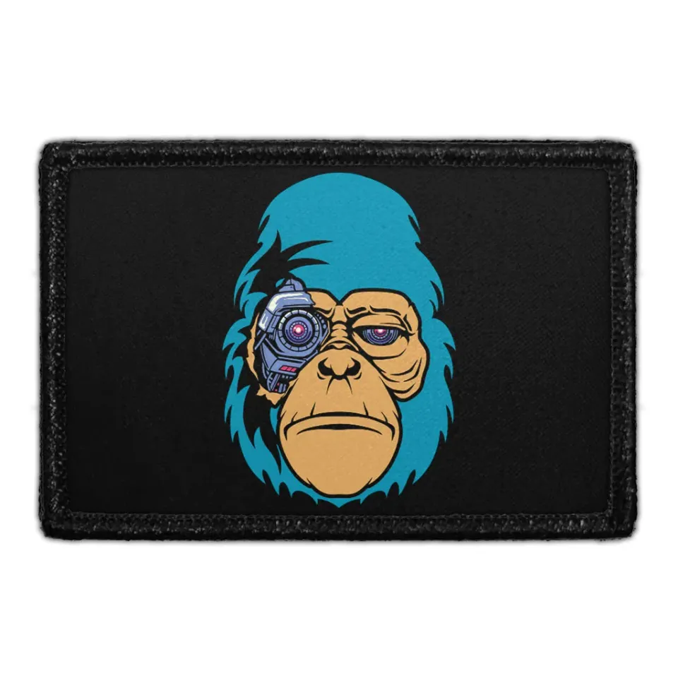Pull Patch Cyborg Gorilla patch 76x51 mm velcro