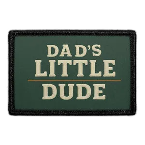 Pull Patch Dad's Little Dude patch med velcro far