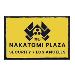 Pull Patch Nakatomi Plaza Security patch gul med velcro