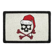 Pull Patch Christmas Skull patch 76x51 mm