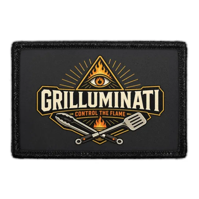 Pull Patch Grilluminati patch 3x2 grill BBQ