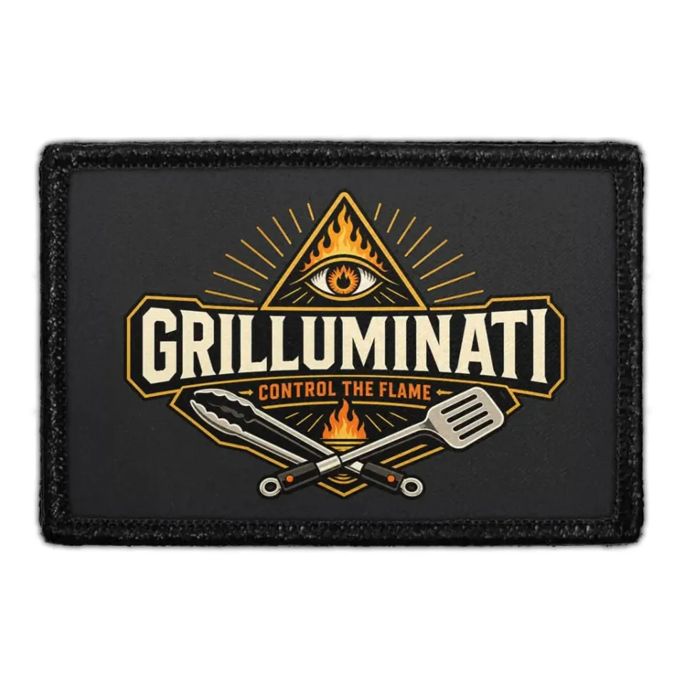 Pull Patch Grilluminati patch 3x2 grill BBQ