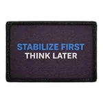 Pull Patch Stabilize First Think Later patch 3x2 velcro