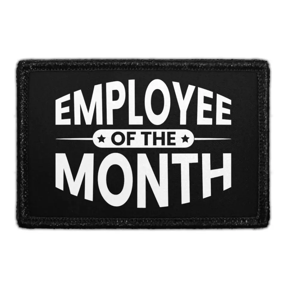 Pull Patch Employee Of The Month patch med velcro