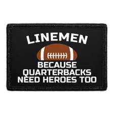 Pull Patch Lineman Quarterbacks patch 76x51 mm football