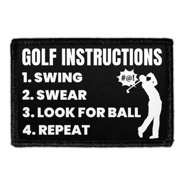 Pull Patch Golf Instructions patch 1 stk sjov