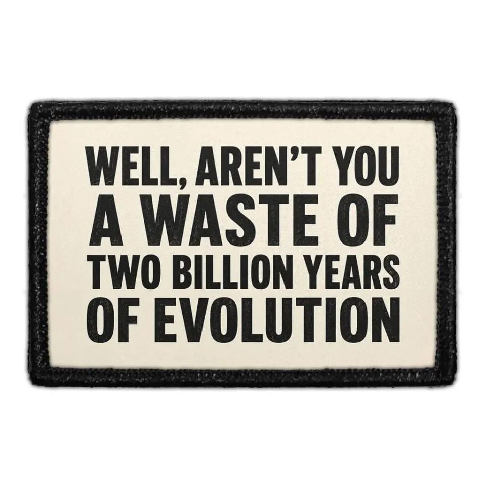 Pull Patch Evolution patch med velcro – sjov