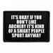 Pull Patch Smart People Sport patch humor
