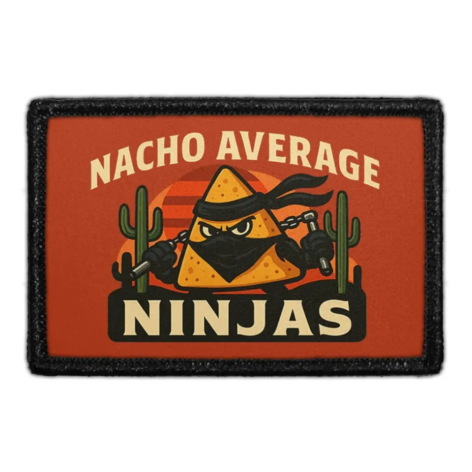 Pull Patch Nacho Average Ninjas patch 7,6x5 cm mad
