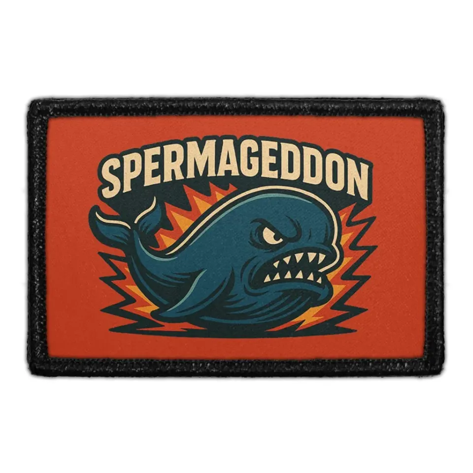 Pull Patch Spermageddon velcropatch 3x2" sjov