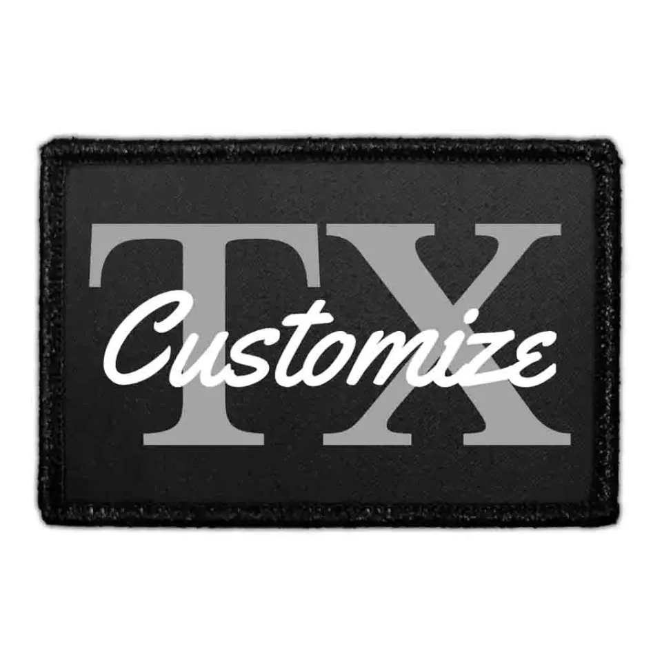 Pull Patch Custom Location patch med velcro egen tekst