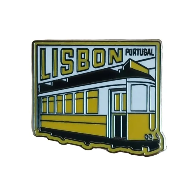 Vagabond Heart Lisbon pin emalje Portugal