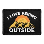 Pull Patch I Love Peeing Outside Mountains patch velcro