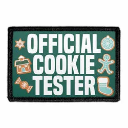Pull Patch Official Cookie Tester patch velcro – sjov