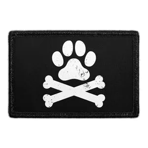 Pull Patch Dog Jolly Roger patch med velcro hundemotiv