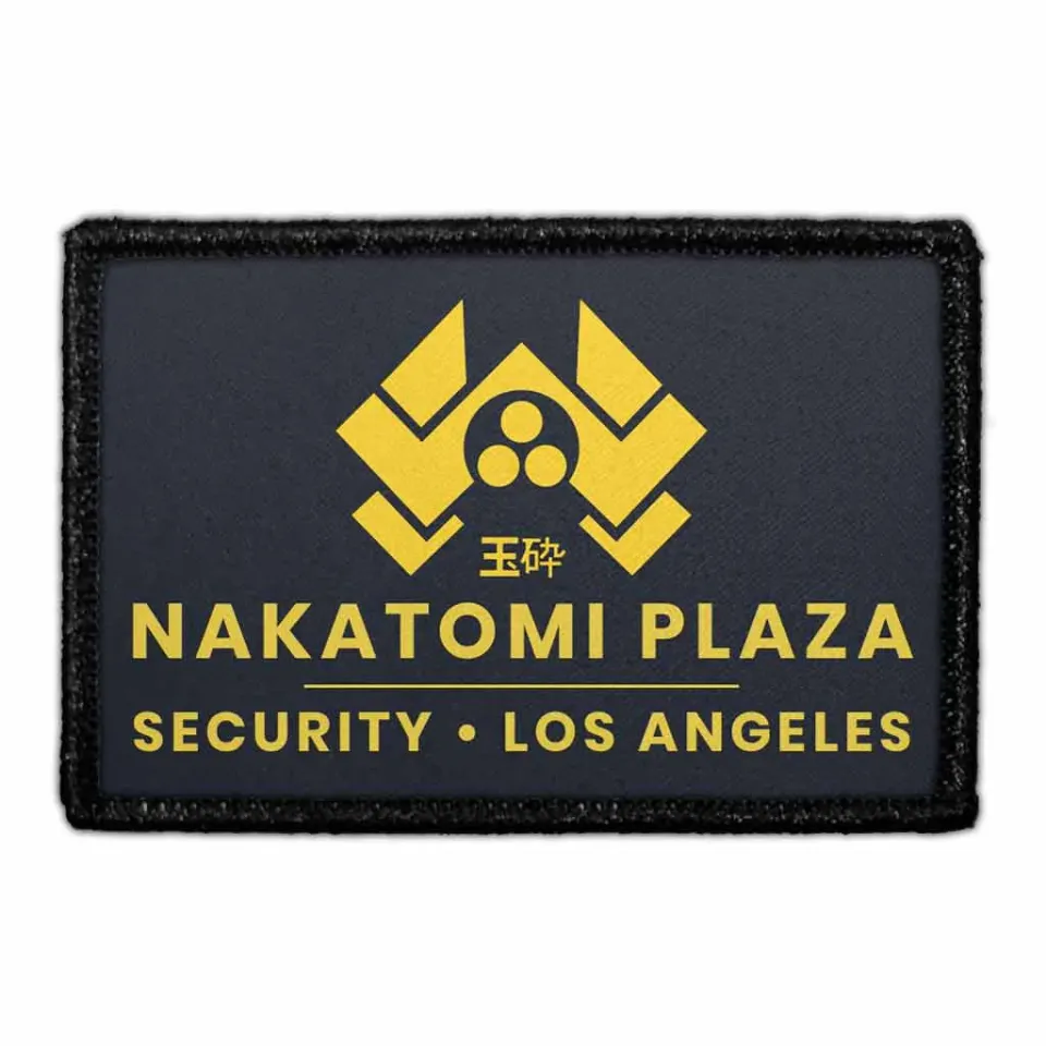 Pull Patch Nakatomi Plaza Security patch sort velcro