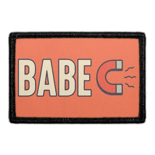Pull Patch Babe Magnet patch med velcro