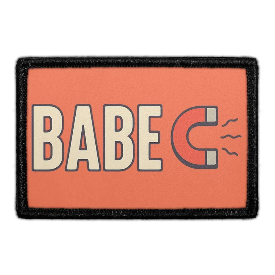 Pull Patch Babe Magnet patch med velcro