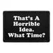 Pull Patch Horrible Idea What Time patch 3x2