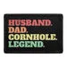 Pull Patch Husband Dad Legend patch velcro 76 mm
