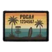 Pull Patch PDGA Number Beach patch custom med velcro